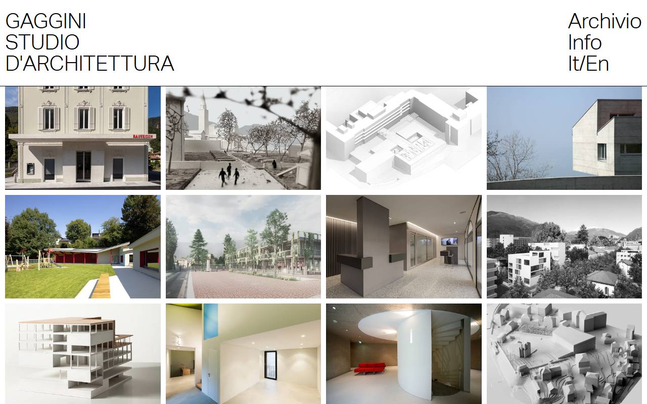 Anteprima del sito: GAGGINI STUDIO D'ARCHITETTURA