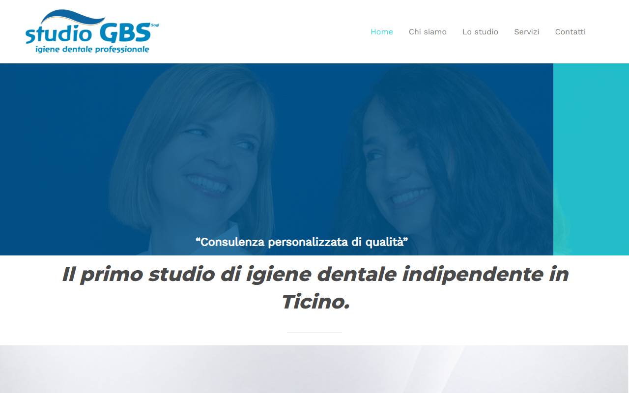 Anteprima del sito: STUDIO GBS Sagl