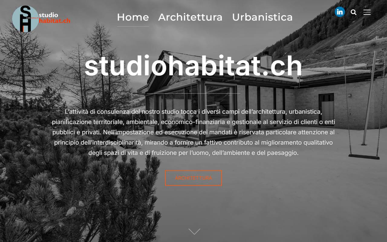 Anteprima del sito: Studio Habitat.ch SA