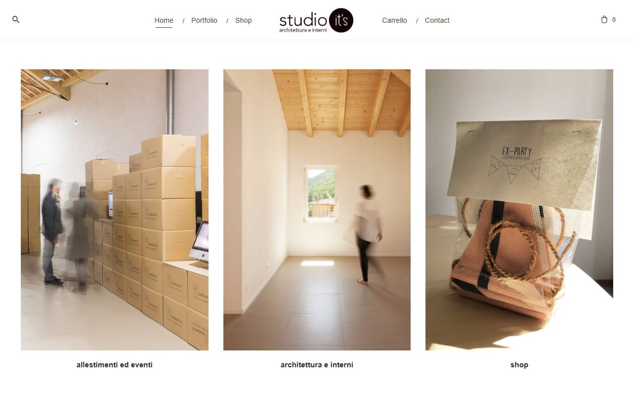 Anteprima del sito: Studio it's Architettura e Interni Sagl