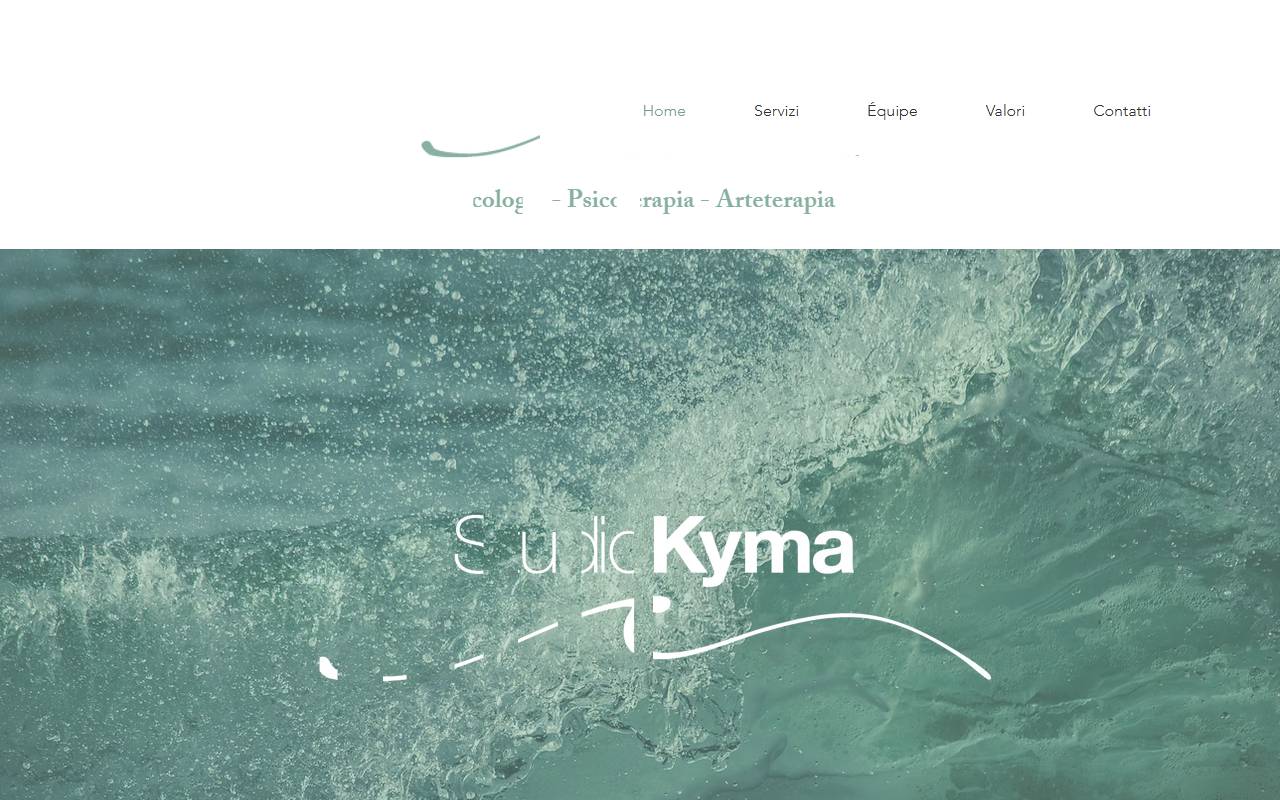 Anteprima del sito: Studio Kyma di psicologia e psicoterapia e arteterapia di Giovanna Mion