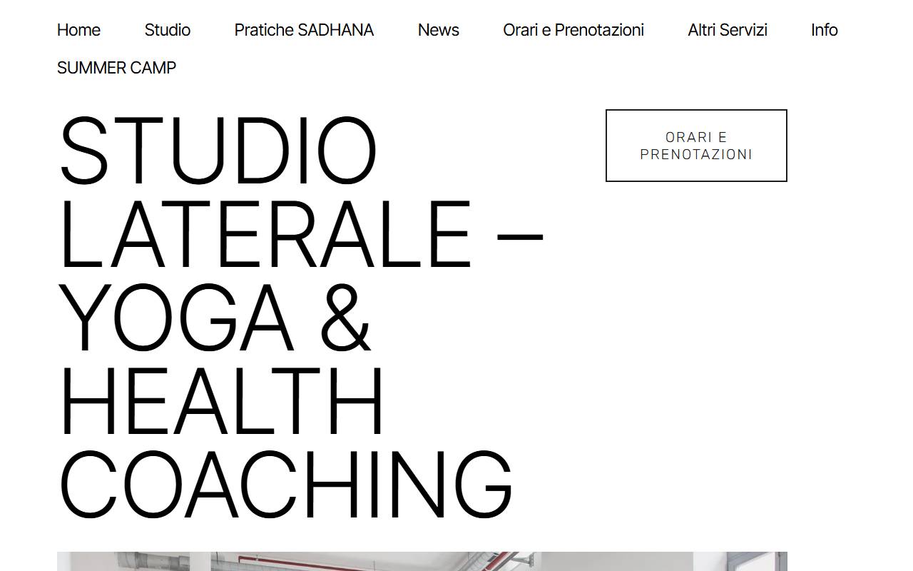 Anteprima del sito: Studio Laterale Sagl