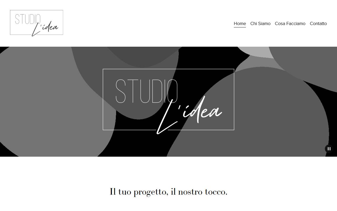 Anteprima del sito: Studio l'idea di Nicola Pini