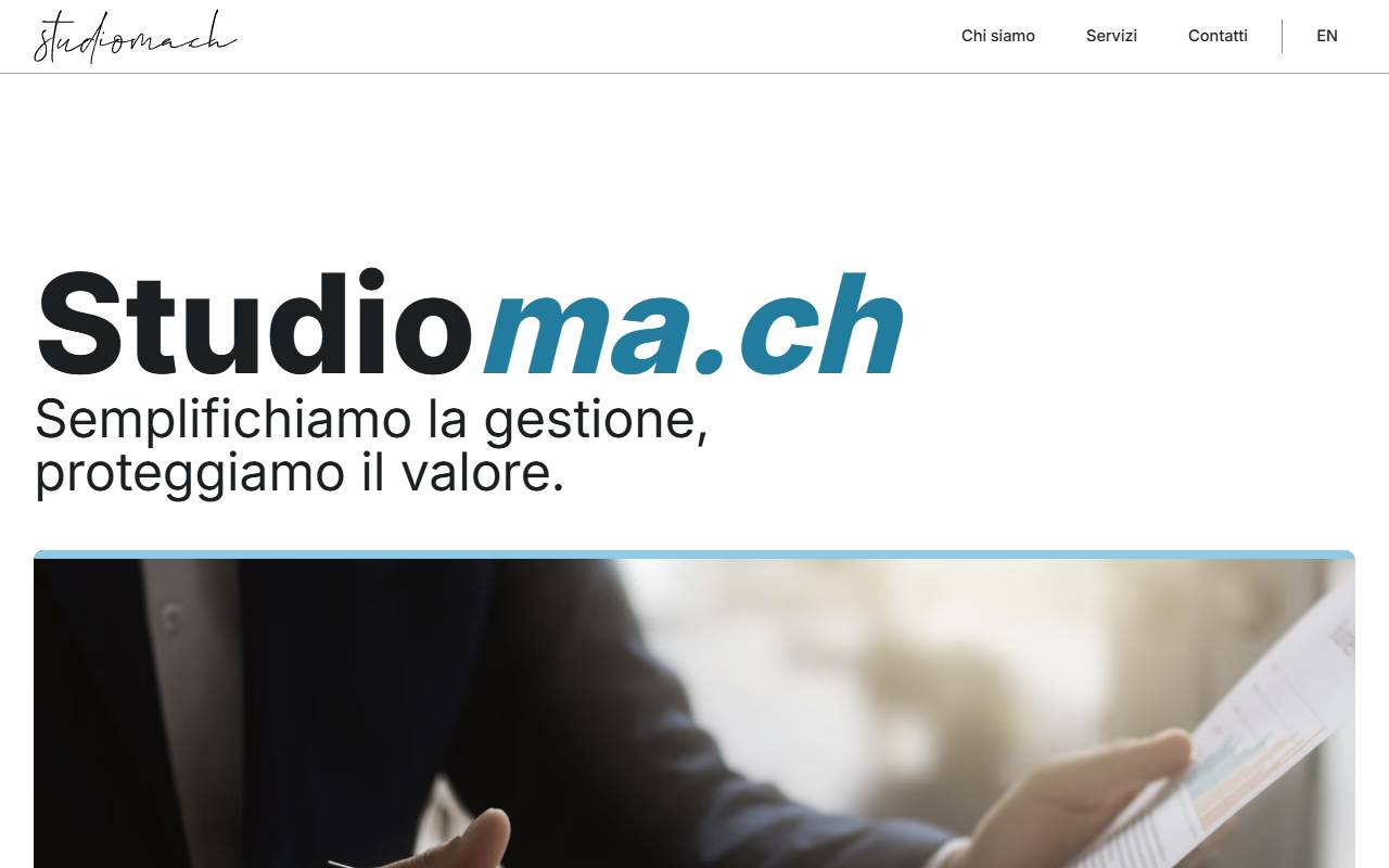 Anteprima del sito: studioma.ch Sagl
