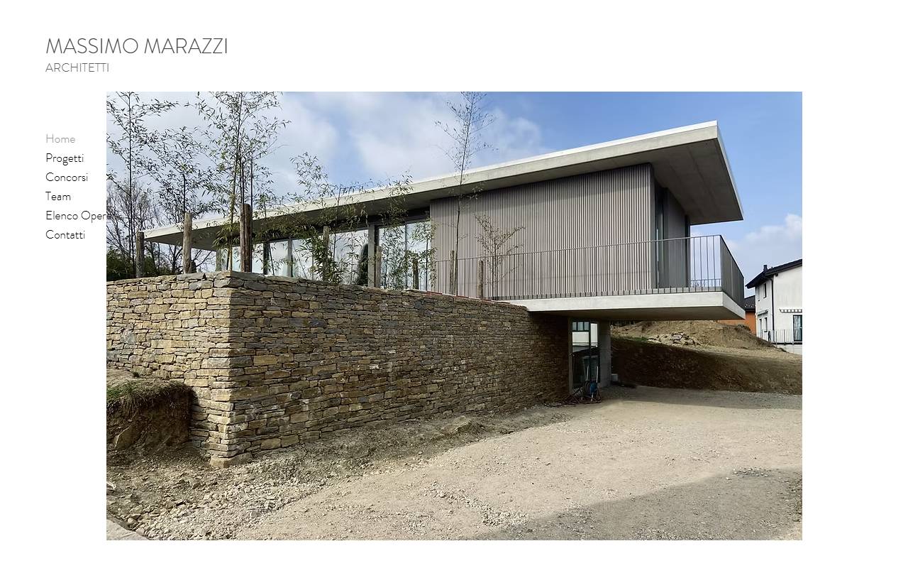 Anteprima del sito: Marazzi Architetti Sagl