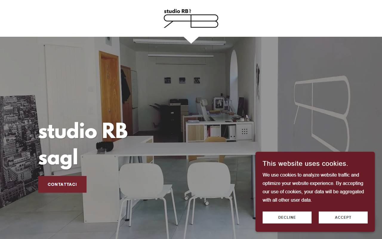 Anteprima del sito: studio RB Sagl