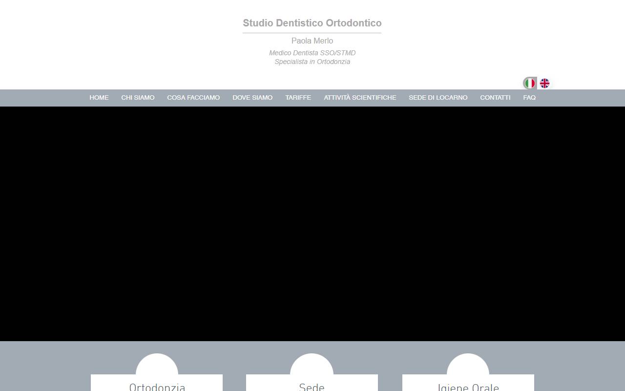 Anteprima del sito: STUDIO DENTISTICO ORTODONTICO LUGANO SA