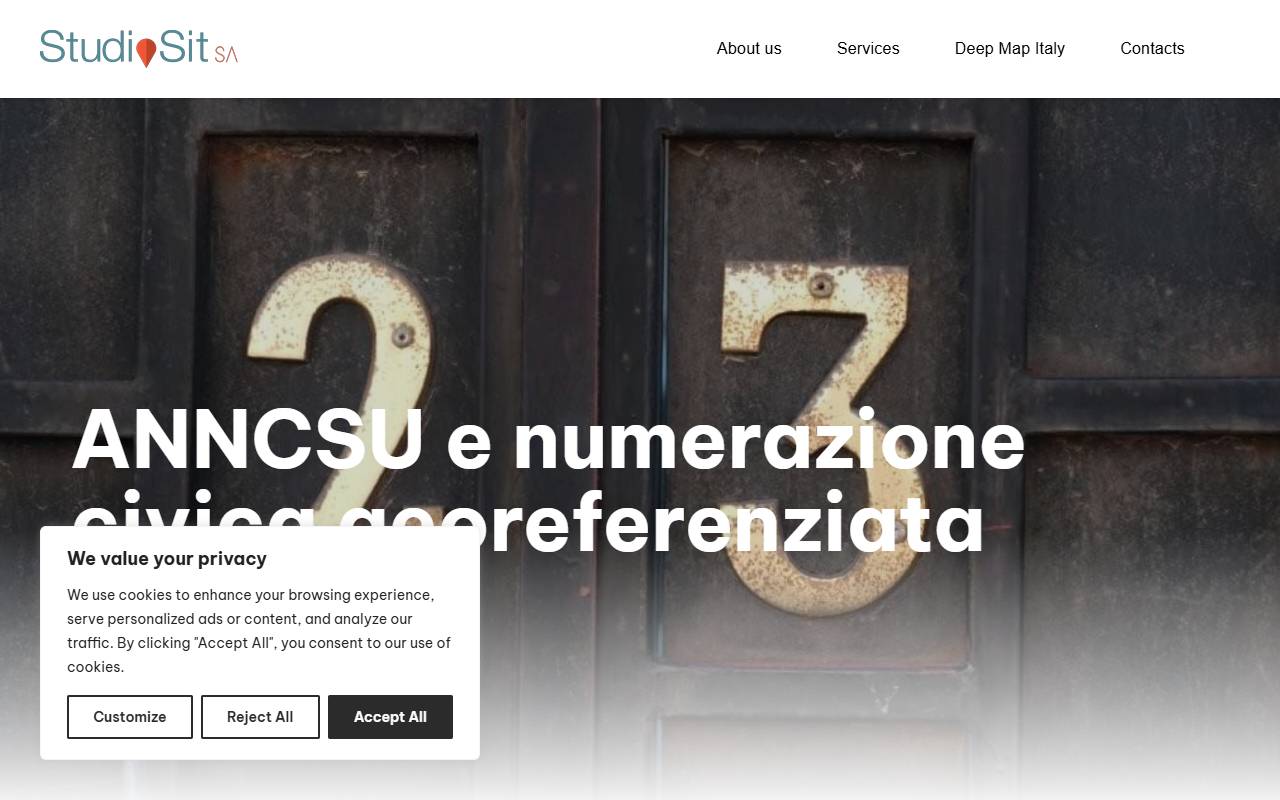 Anteprima del sito: StudioSit SA