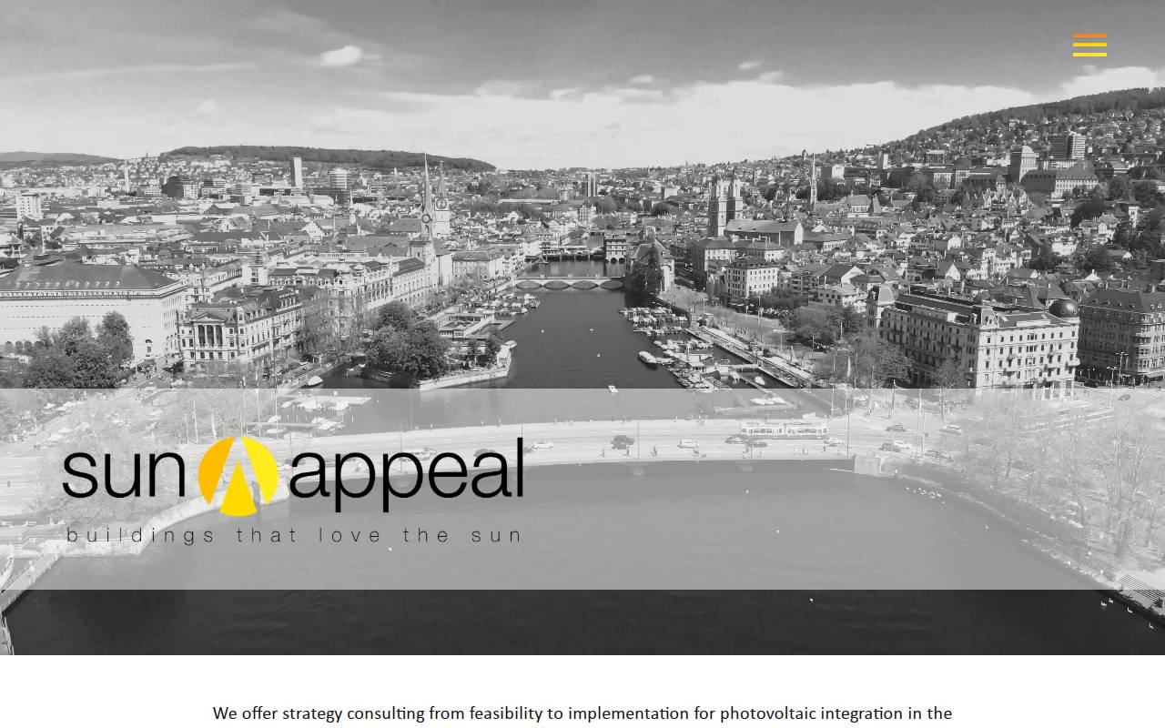Anteprima del sito: Sun Appeal Sagl