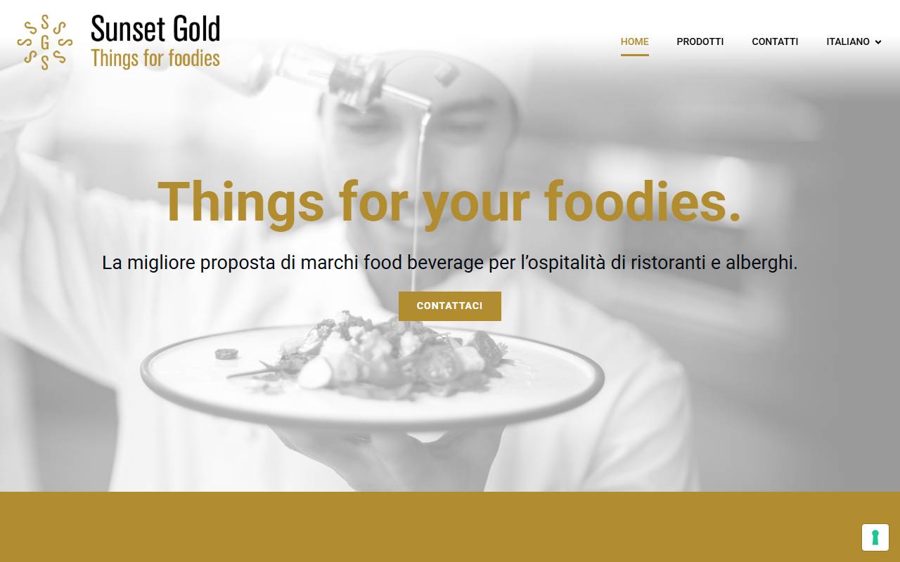 Anteprima del sito: Sunset Gold Sagl