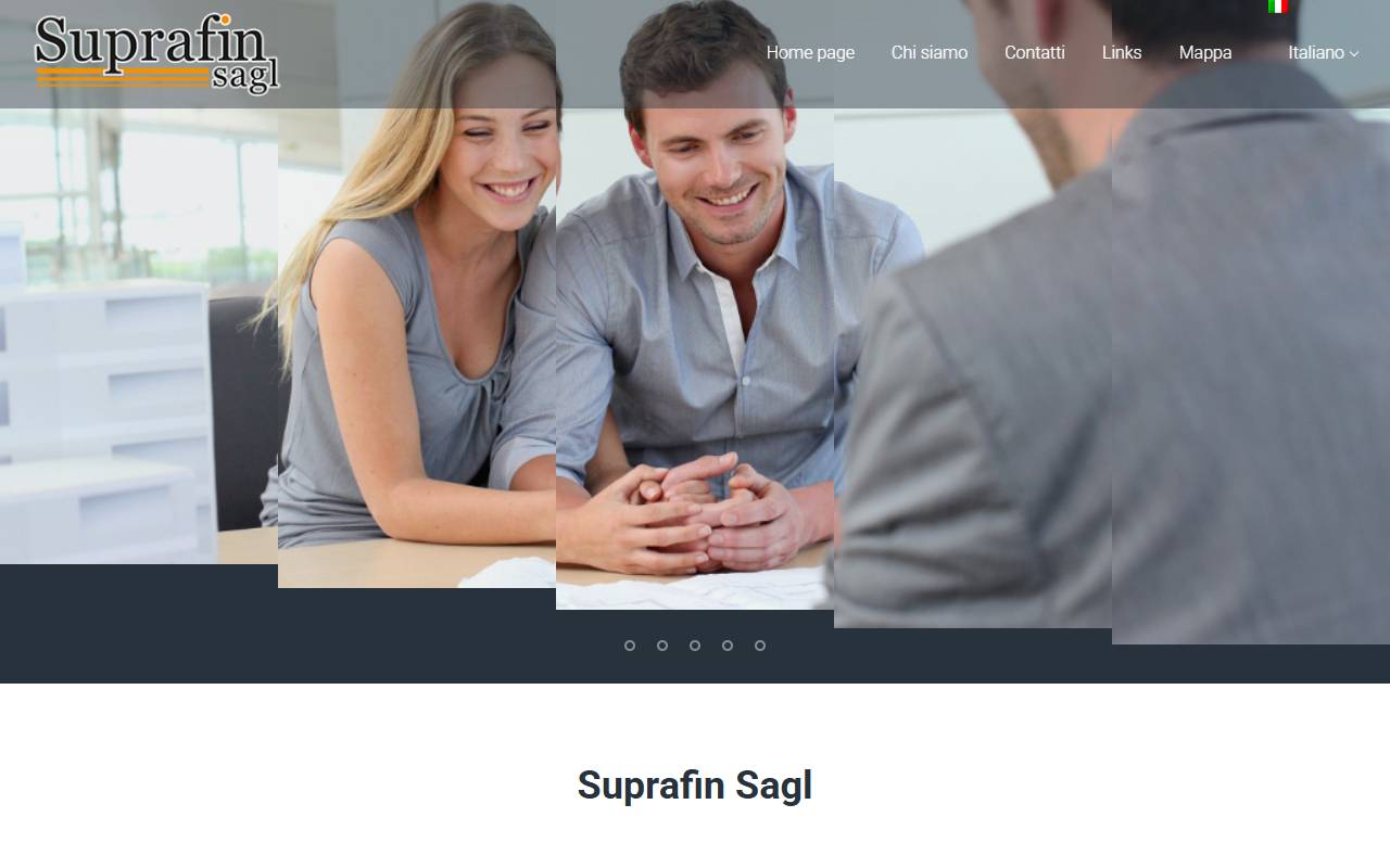 Anteprima del sito: SUPRAFIN Sagl