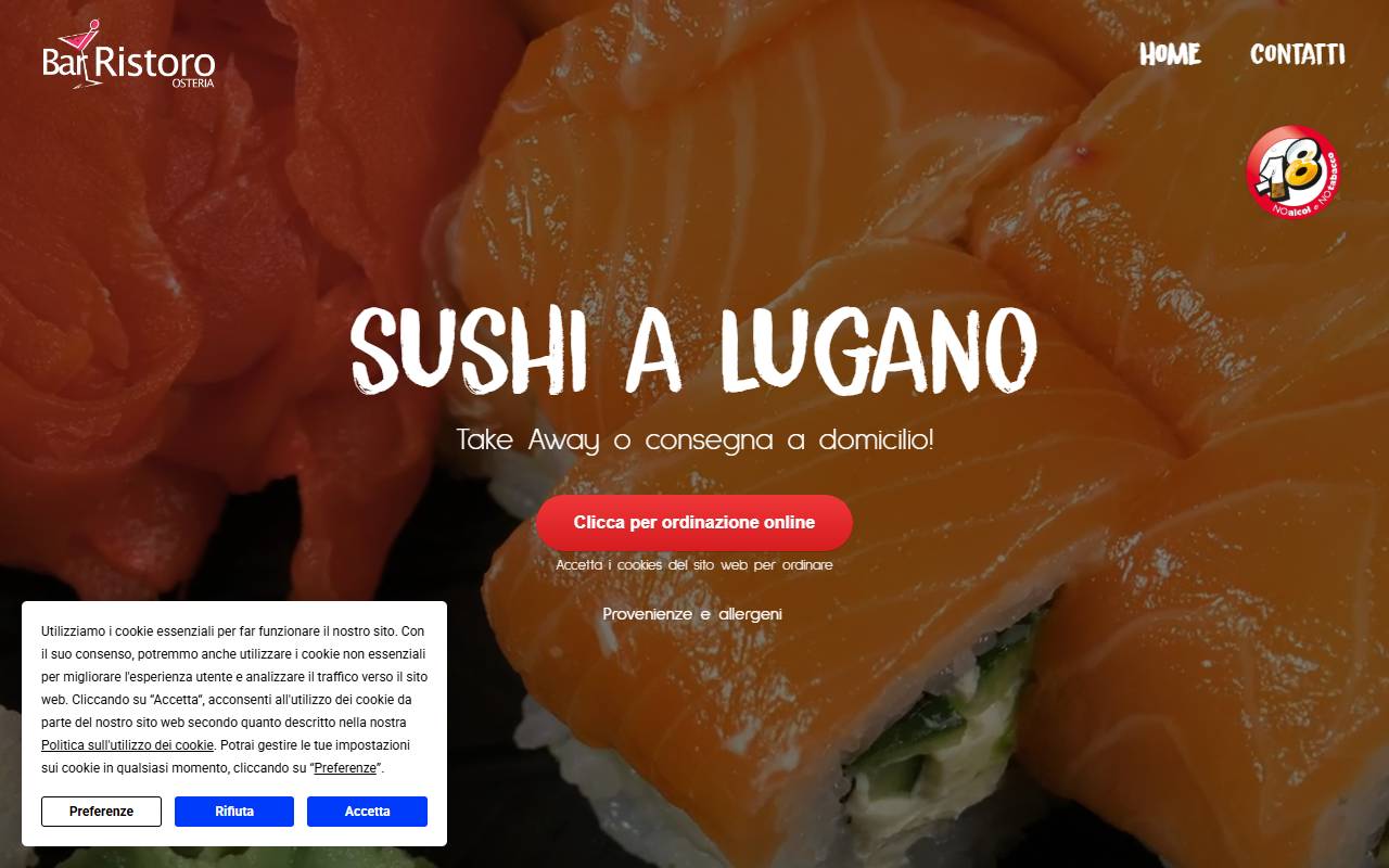 Anteprima del sito: Osteria al Ristoro Sagl