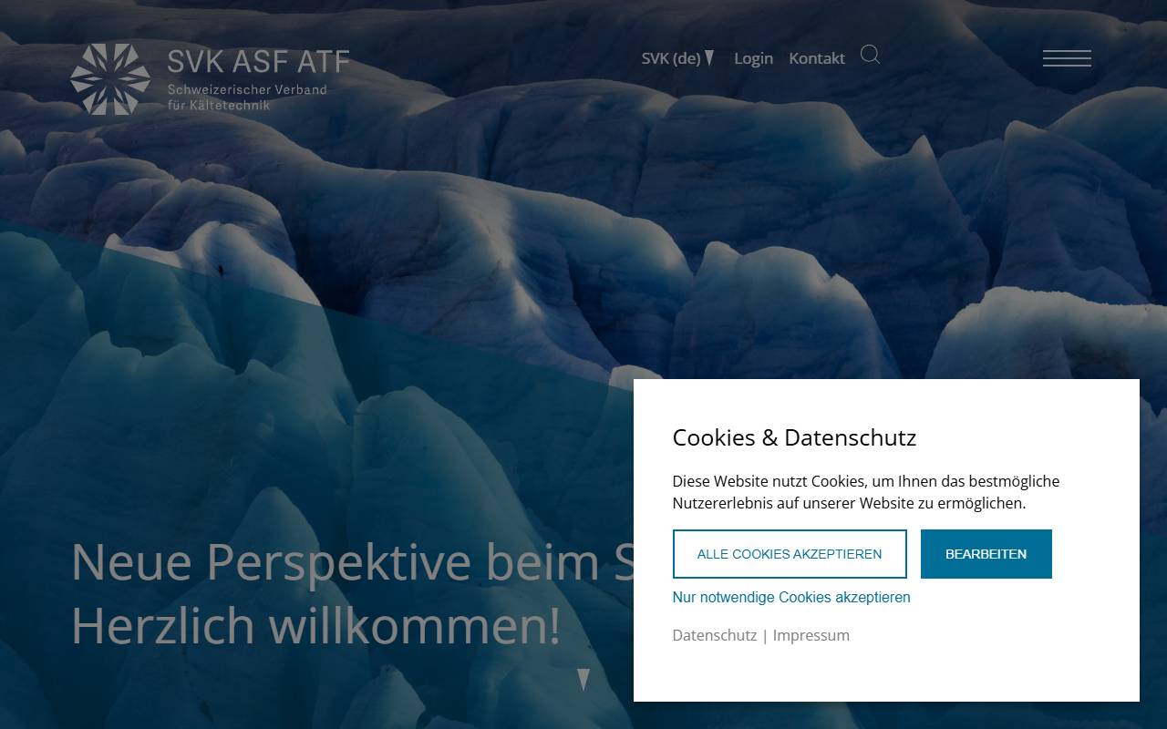 Anteprima del sito: Associazione Ticinese Frigoristi (ATF)