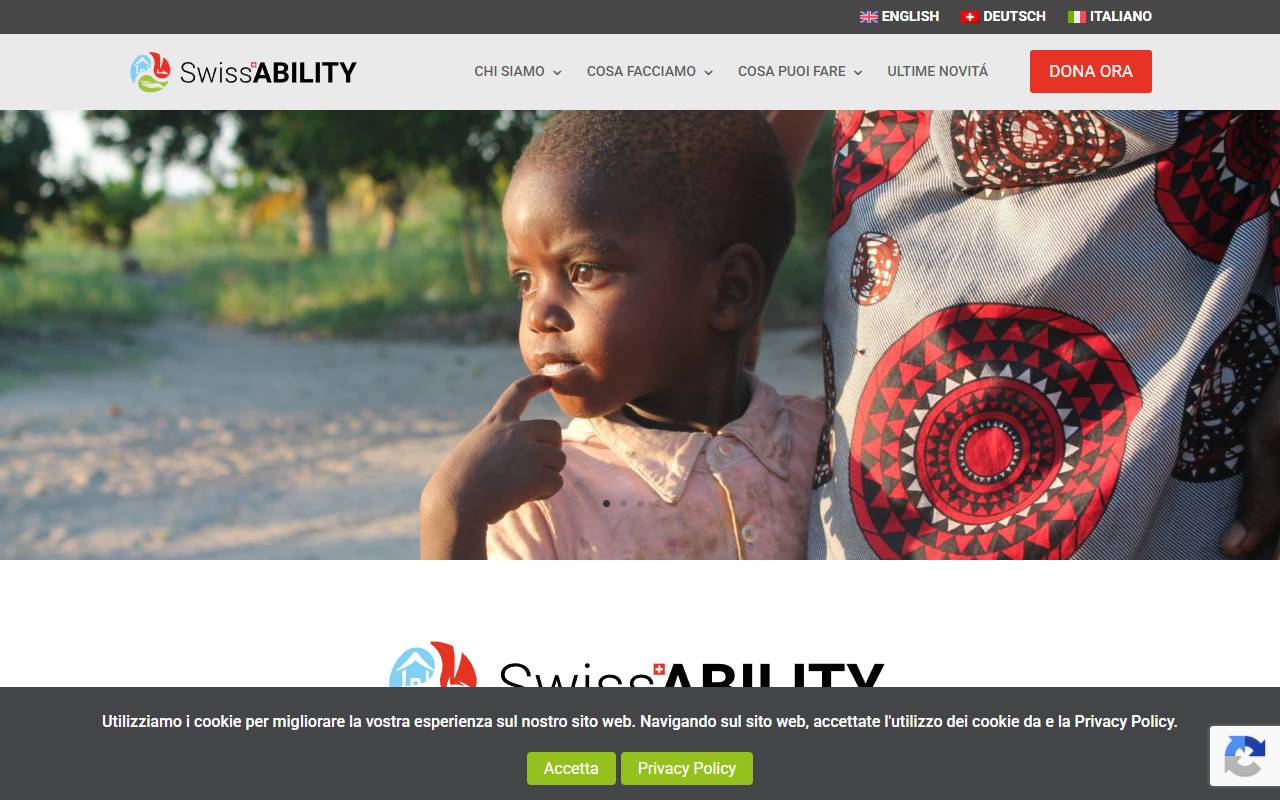 Anteprima del sito: SwissABILITY