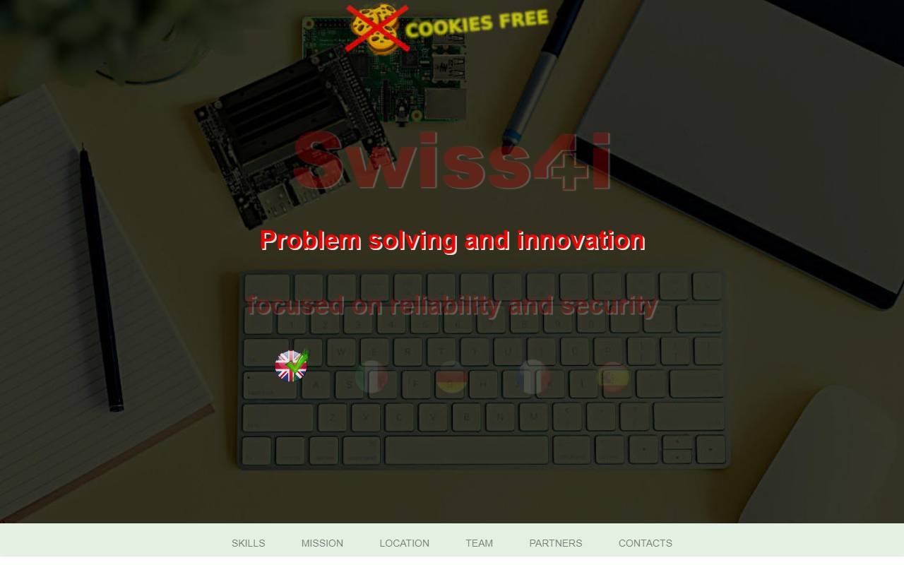 Anteprima del sito: Swiss4i Sagl