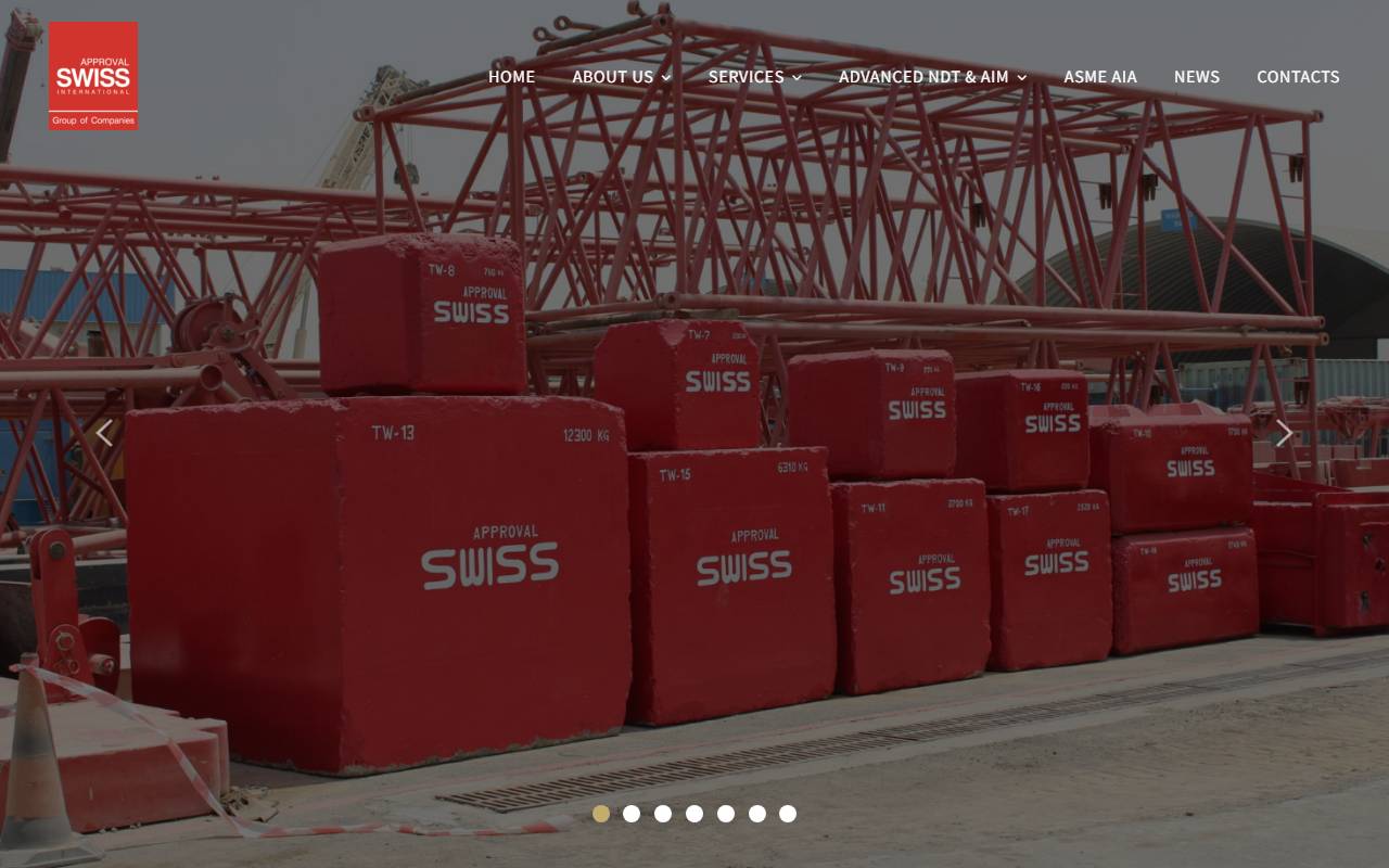 Anteprima del sito: Swiss Approval International Inspection & Certification Body SA