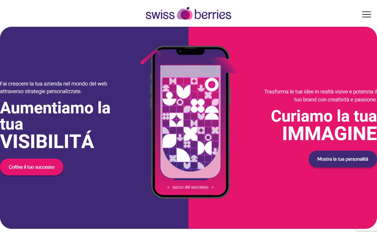 Anteprima del sito: Swiss Berries Sagl