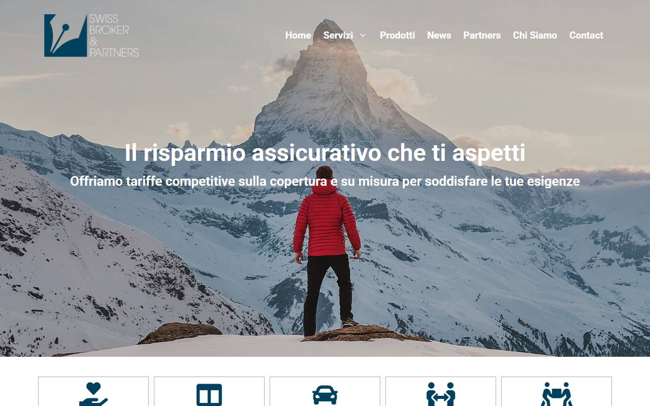Anteprima del sito: Swiss Broker & Partners Sagl