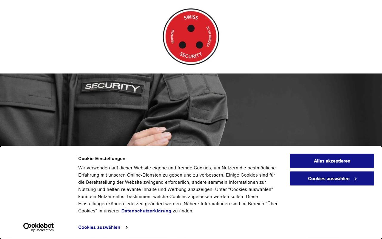 Anteprima del sito: SWISS SECURITY SA