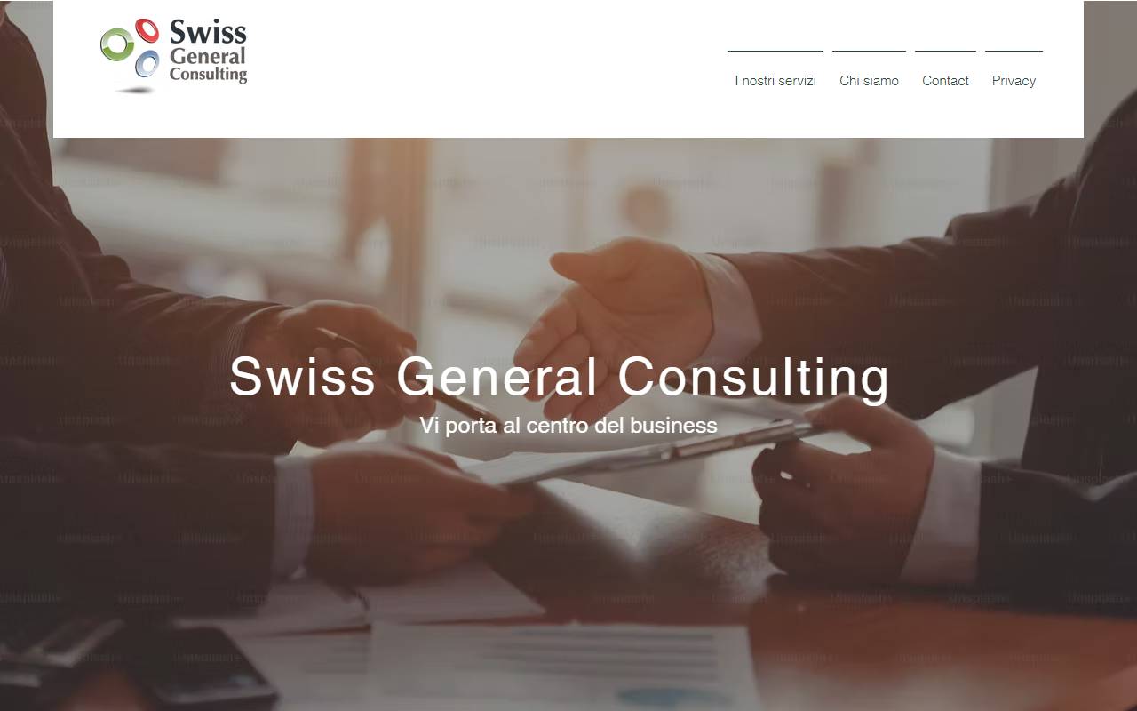 Anteprima del sito: Swiss General Consulting Sagl
