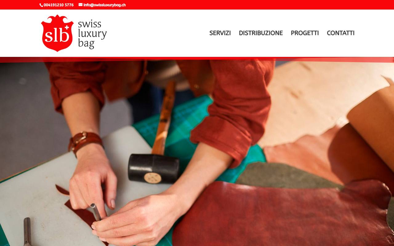 Anteprima del sito: S.L.B. SWISS LUXURY BAG SA
