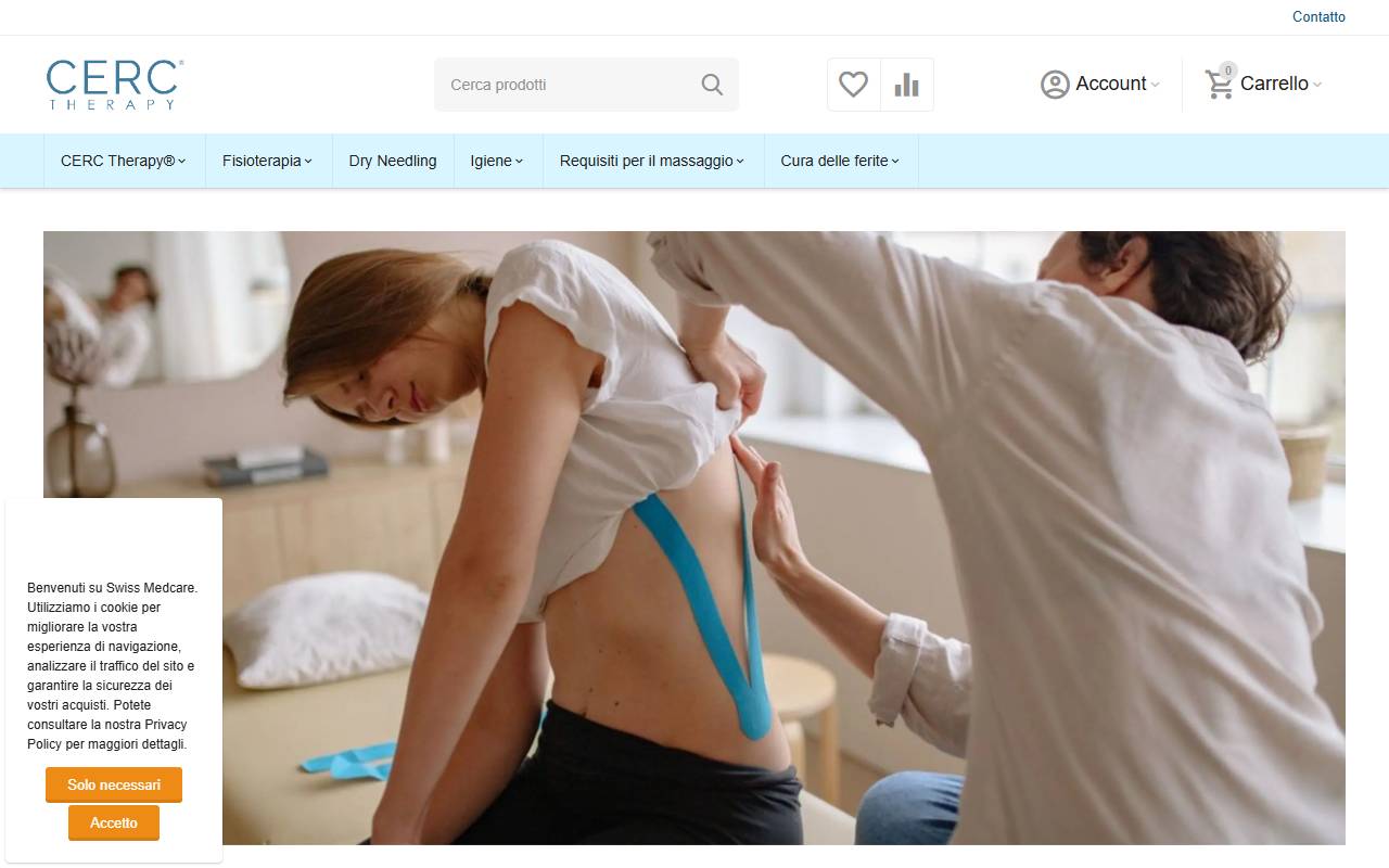 Anteprima del sito: Swiss Medcare Cavaliere di Marco Cavaliere