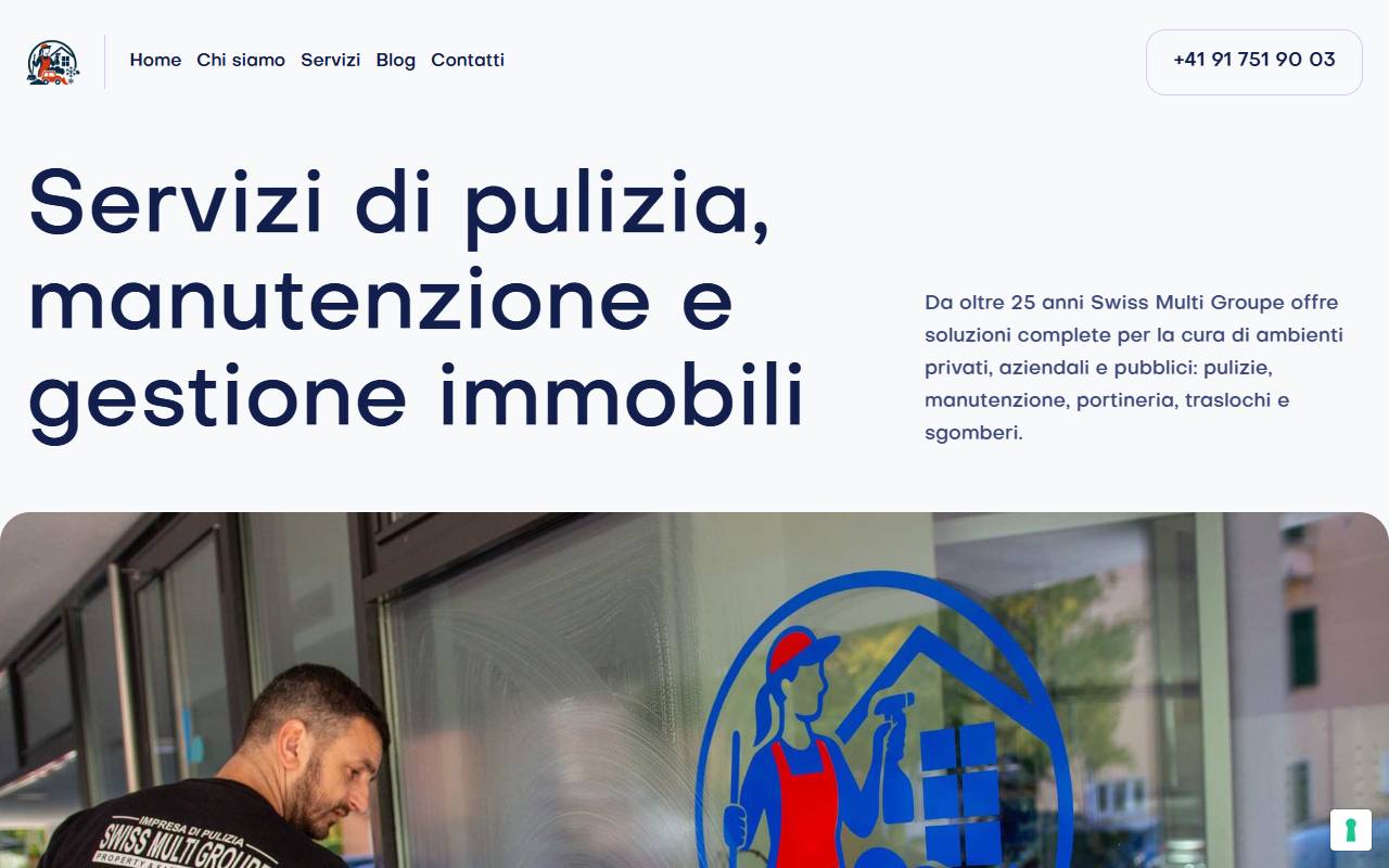 Anteprima del sito: Swiss Multi Groupe Sagl