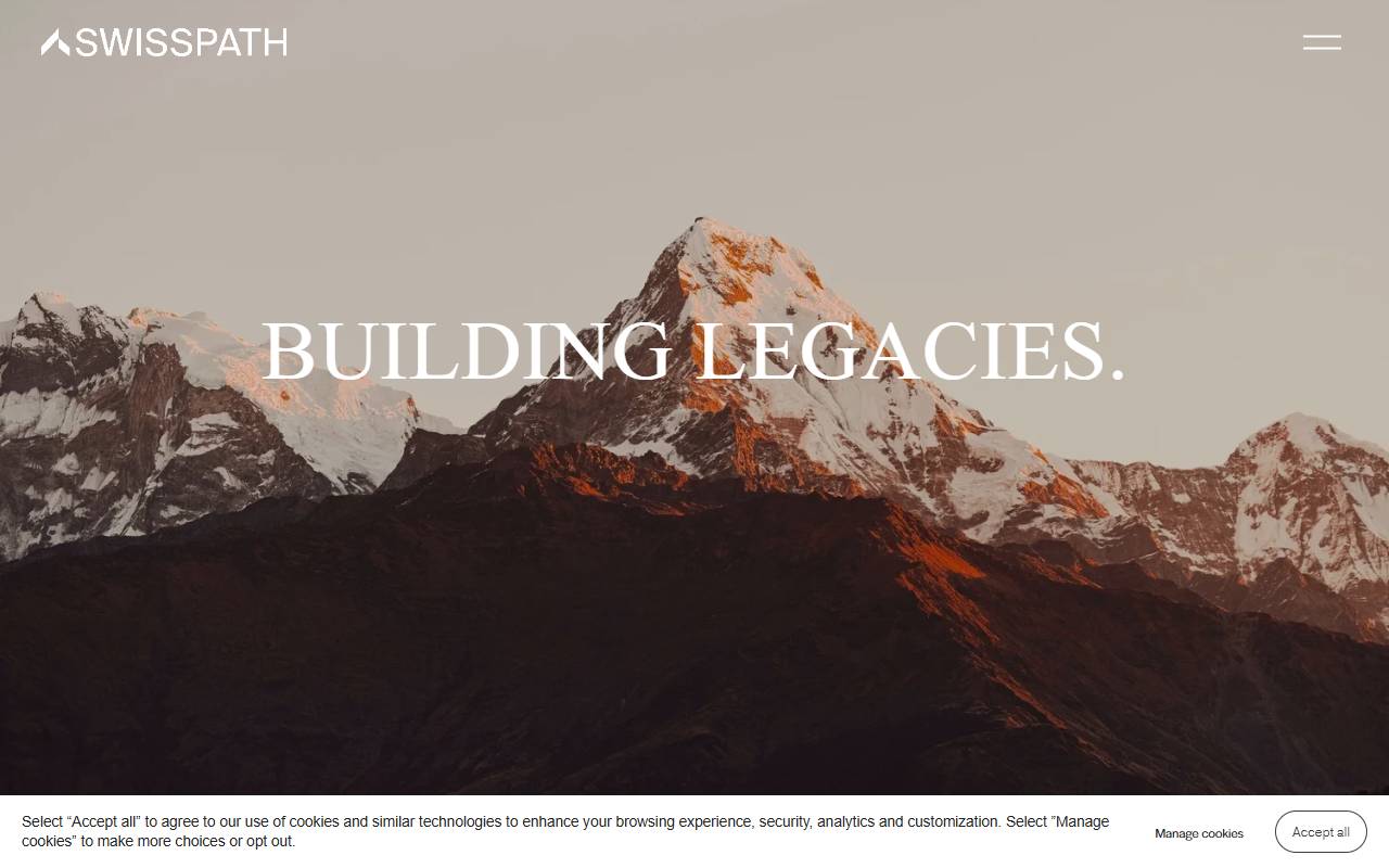 Anteprima del sito: Swisspath Consulting Lugano SA