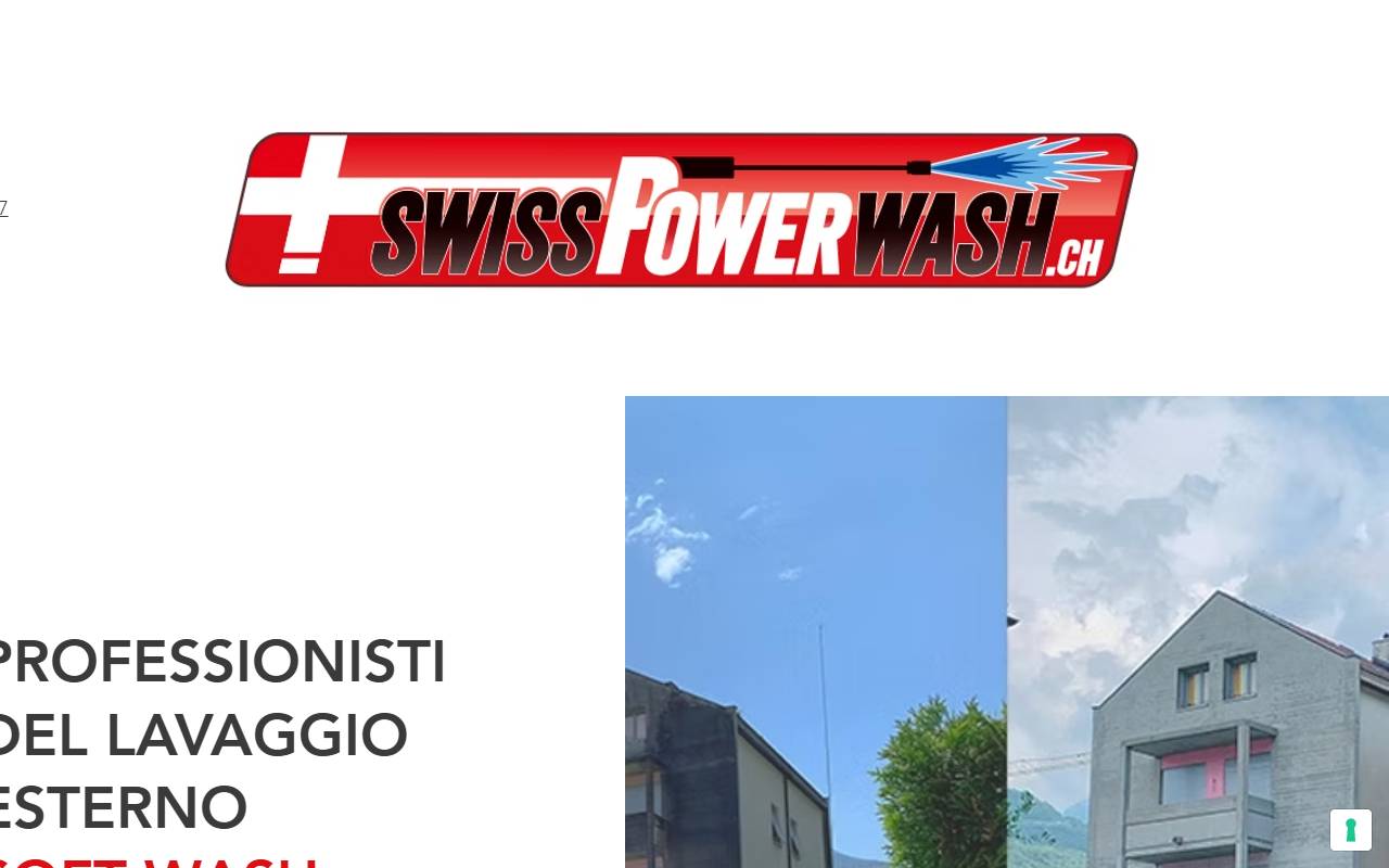Anteprima del sito: Swiss Power Wash Sagl