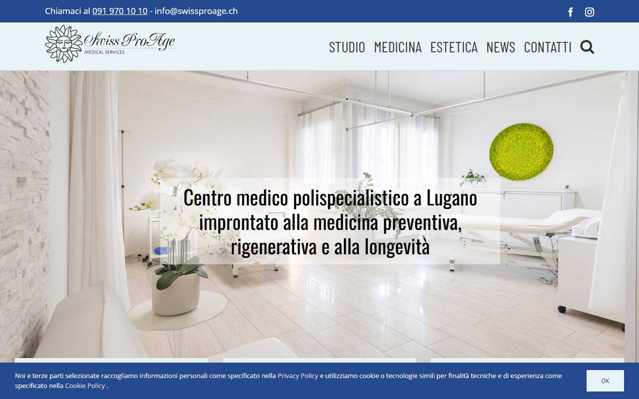 Anteprima del sito: Swiss Pro Age Sagl