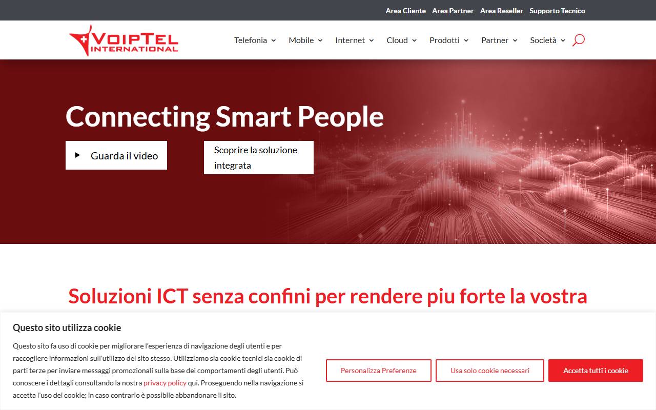 Anteprima del sito: VoIPtel International SA