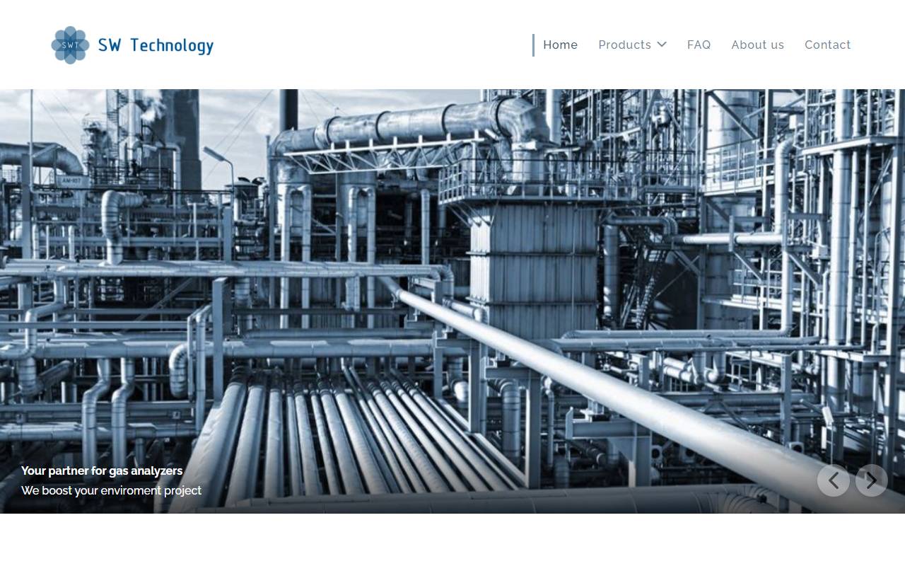 Anteprima del sito: SW Technology Sagl