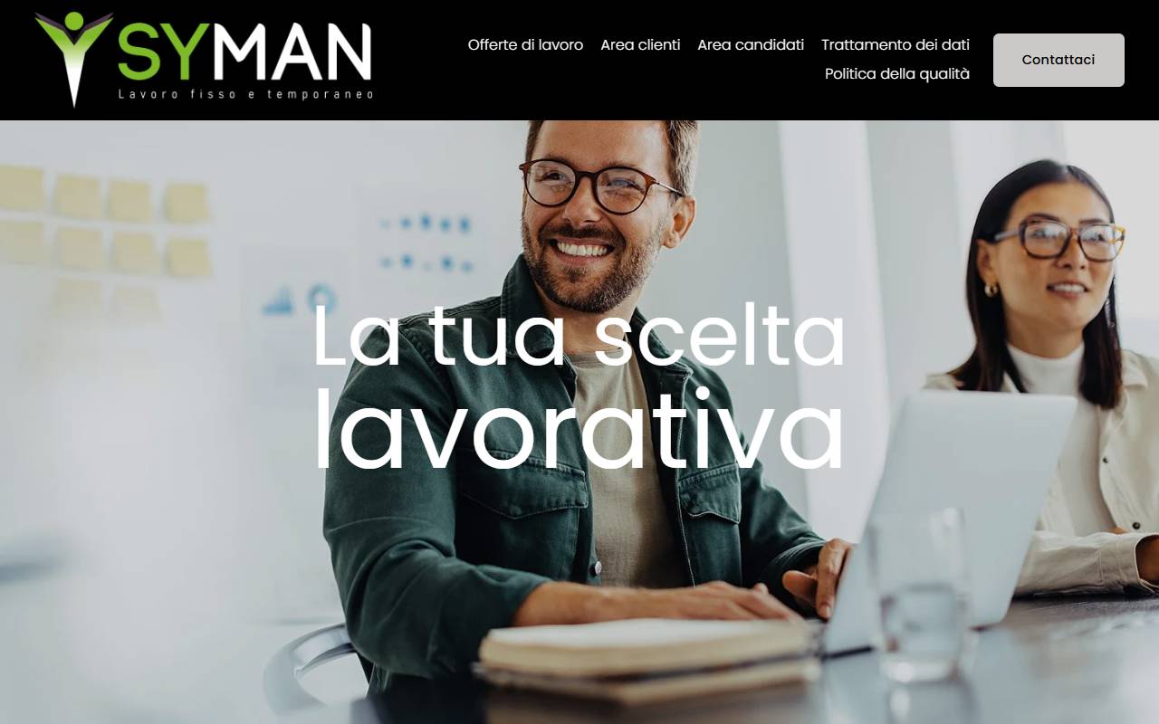 Anteprima del sito: Syman SA