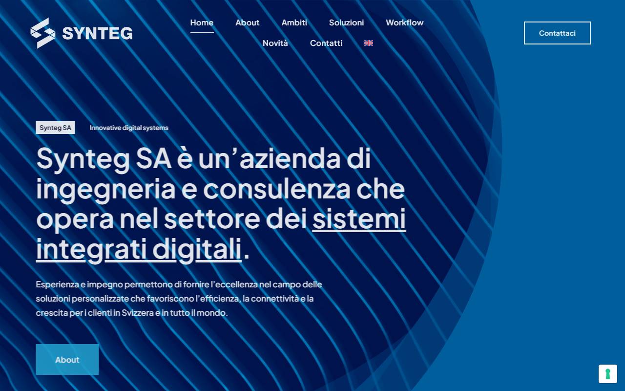 Anteprima del sito: SYNTEG SA
