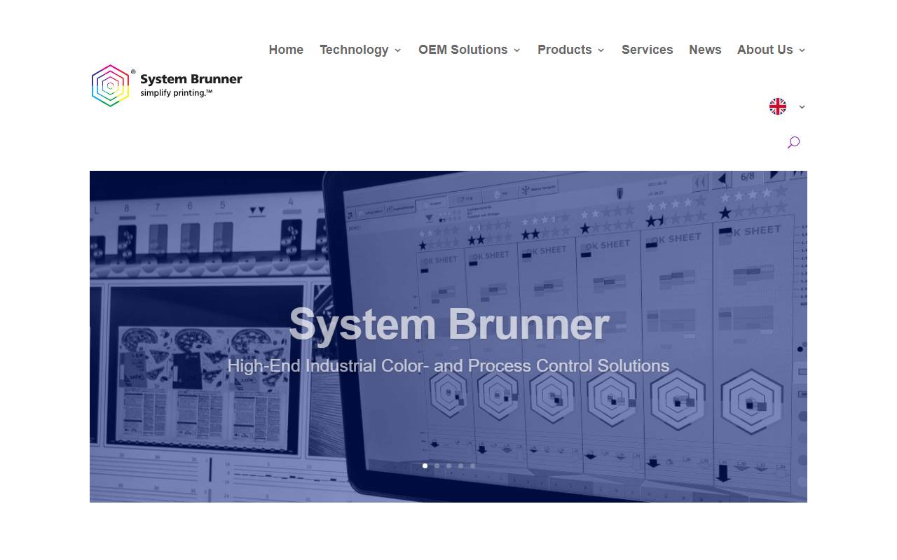 Anteprima del sito: System Brunner SA