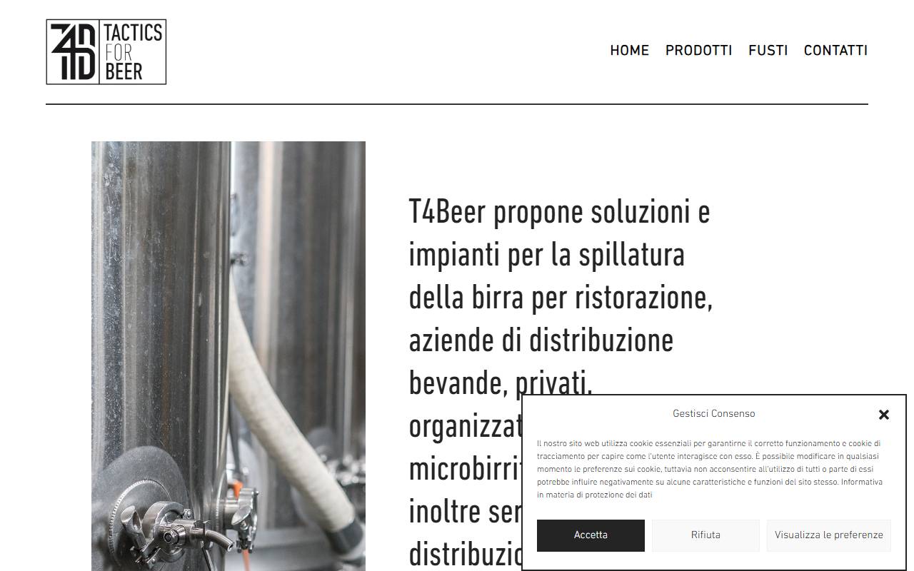 Anteprima del sito: TACTICS 4 BEER SA