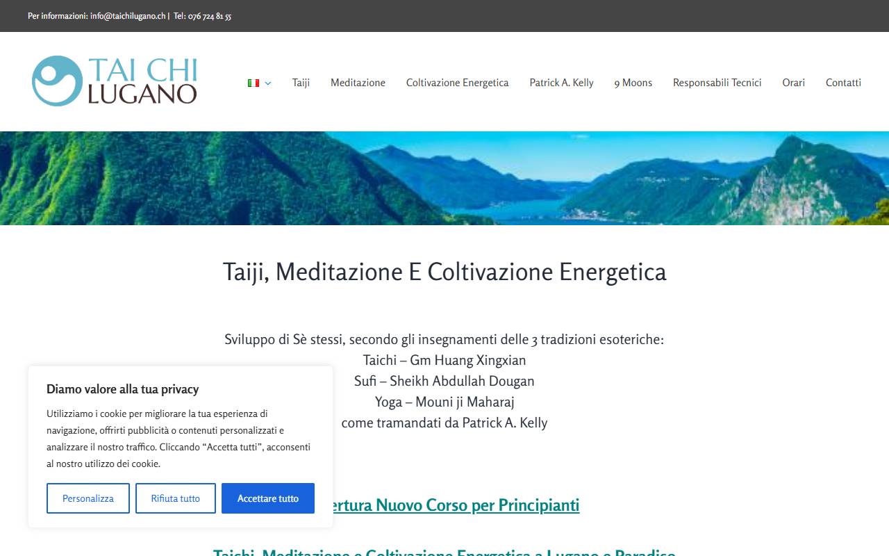 Anteprima del sito: ASSOCIAZIONE TAI CHI SPHERE