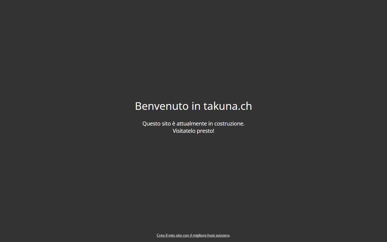Anteprima del sito: Takuna SA
