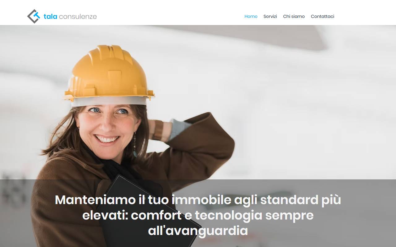 Anteprima del sito: Tala Consulenze Sagl