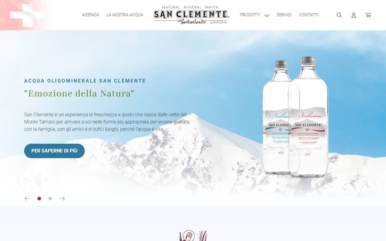 Anteprima del sito: Tamaro Drinks SA