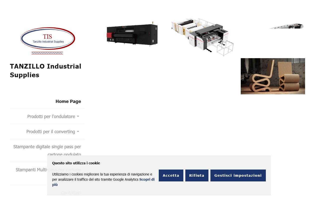 Anteprima del sito: Tanzillo Industrial Supplies