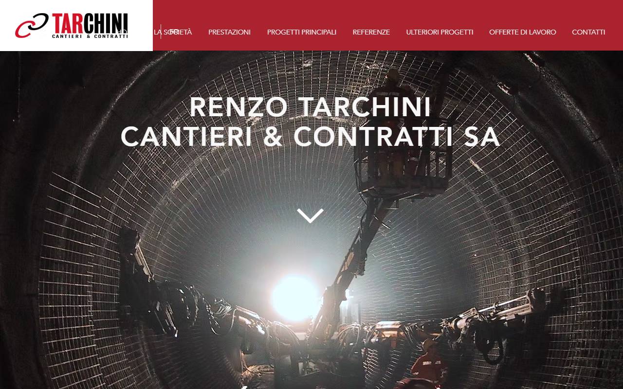 Anteprima del sito: Renzo Tarchini Cantieri & Contratti SA