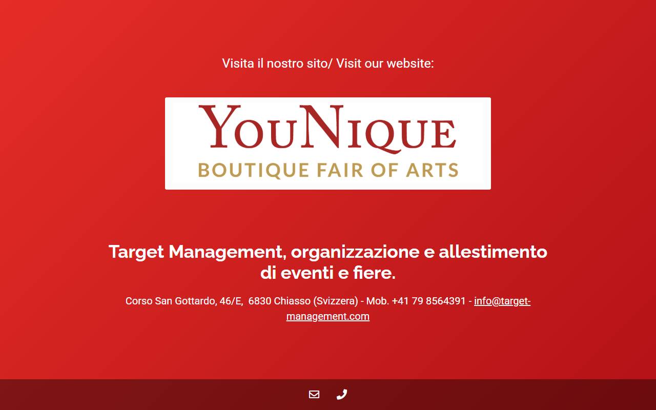 Anteprima del sito: Target Management SA