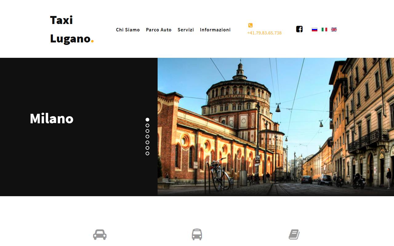 Anteprima del sito: TAXI LUGANO ALL SERVICE MOBILITY SOLAIMANY