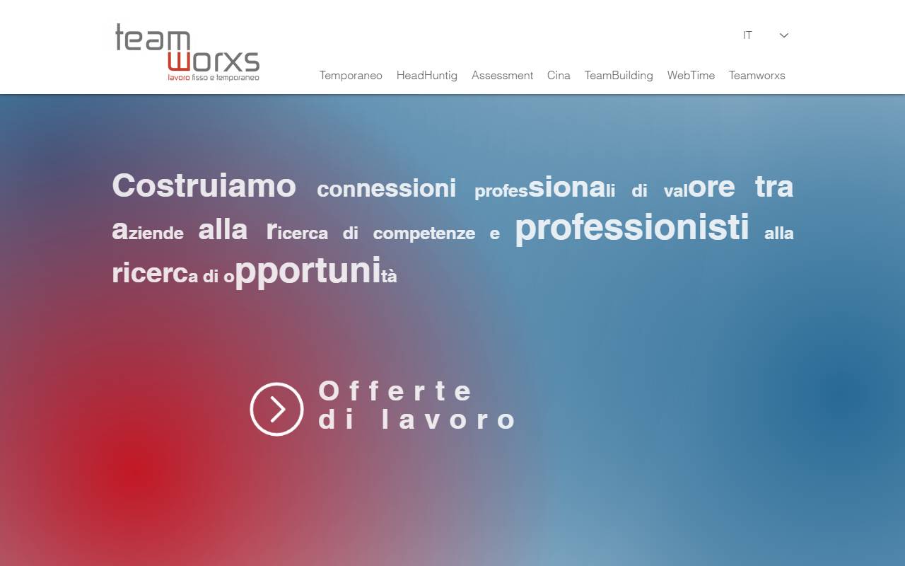 Anteprima del sito: Teamworxs SA
