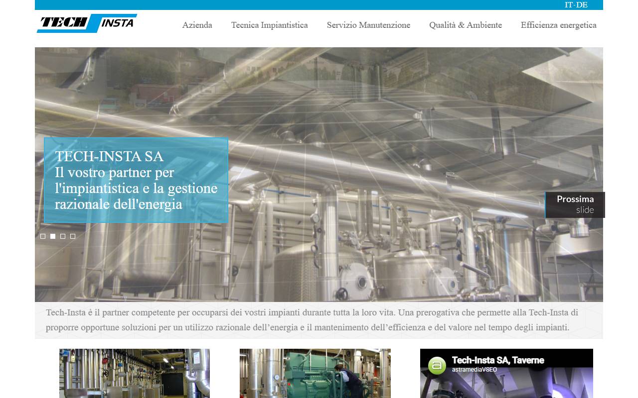 Anteprima del sito: Tech-Insta SA
