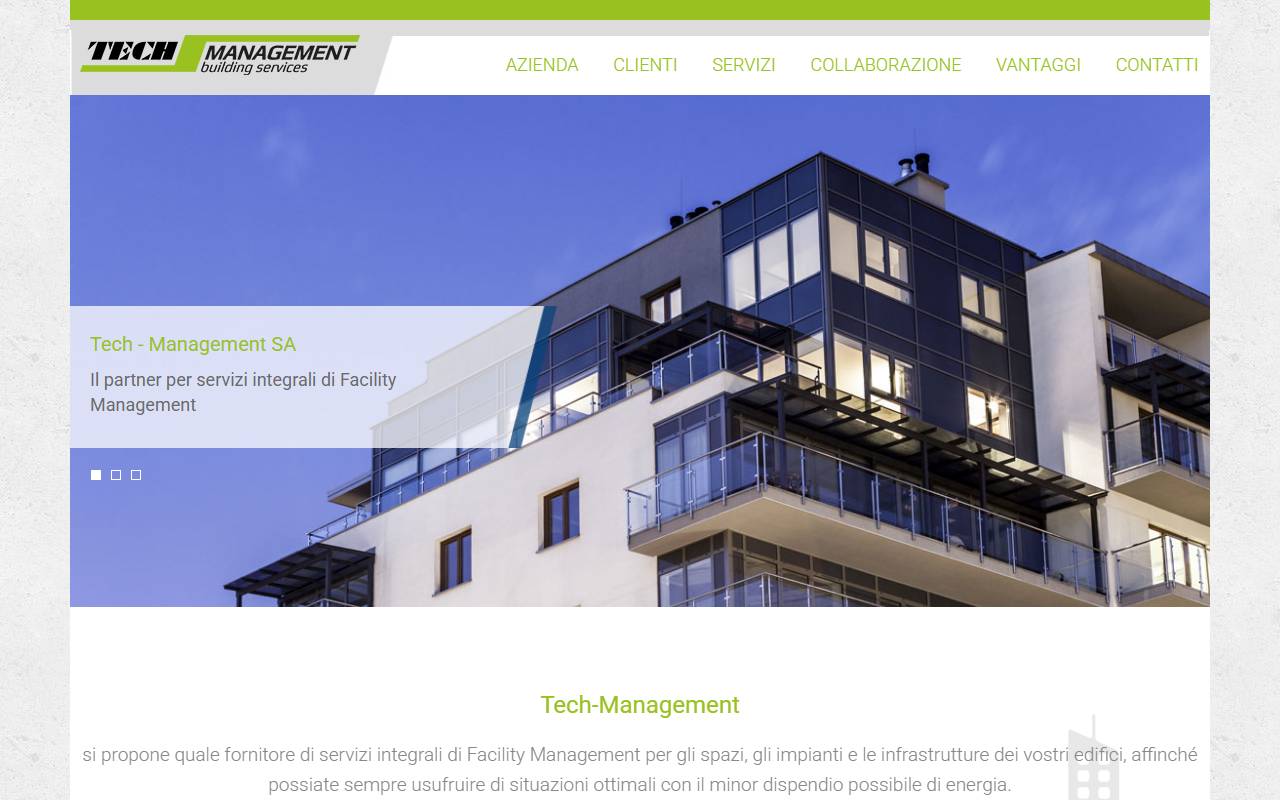 Anteprima del sito: Tech-Management SA