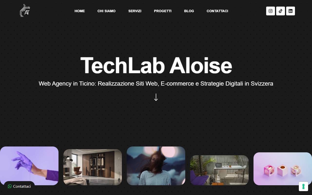 Anteprima del sito: TechLab Aloise SAGL