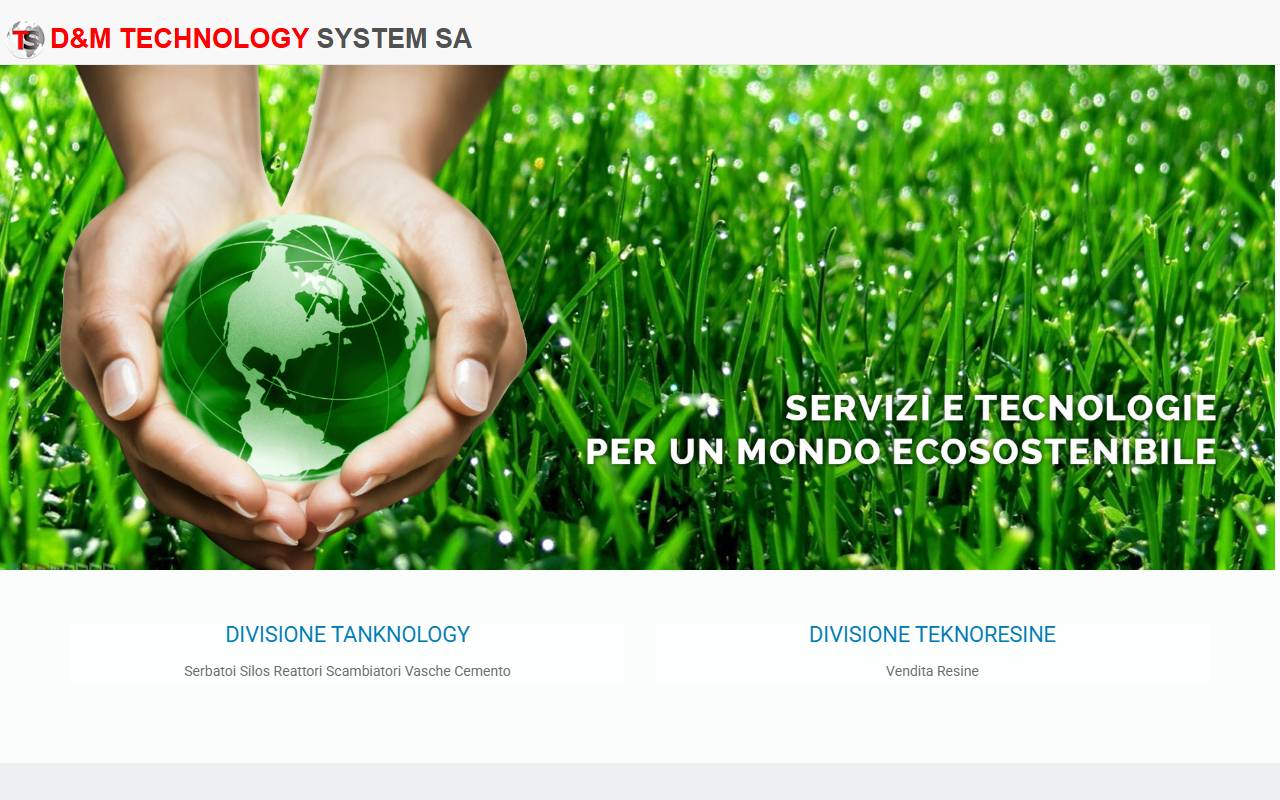 Anteprima del sito: D&M Technology System SA
