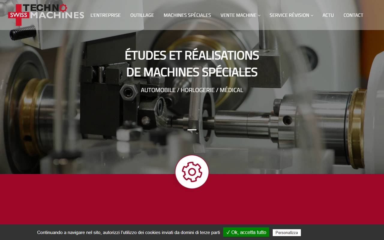 Anteprima del sito: Technoswiss SA